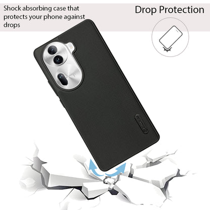 NIUKIN Super Frosted Dotted Case for Oppo Reno 11 Pro