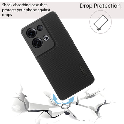 NIUKIN Super Frosted Dotted Case for Oppo Reno 8 Pro