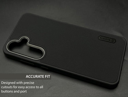 NIUKIN Super Frosted Dotted Case with Camera Ring for Samsung S24 FE