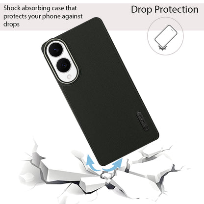NIUKIN Super Frosted Dotted Case with Camera Ring for Samsung S25 Edge