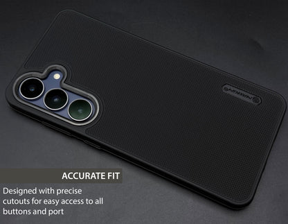 NIUKIN Super Frosted Dotted Case with Camera Ring for Samsung S25 FE