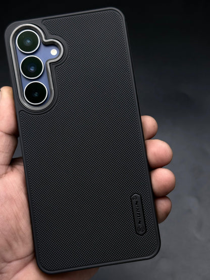 NIUKIN Super Frosted Dotted Case with Camera Ring for Samsung S25 FE