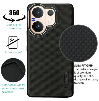 NIUKIN Super Frosted Dotted Case with Camera Ring for Vivo V60