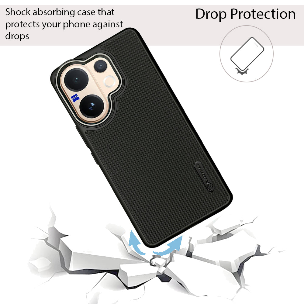 NIUKIN Super Frosted Dotted Case with Camera Ring for Vivo V60