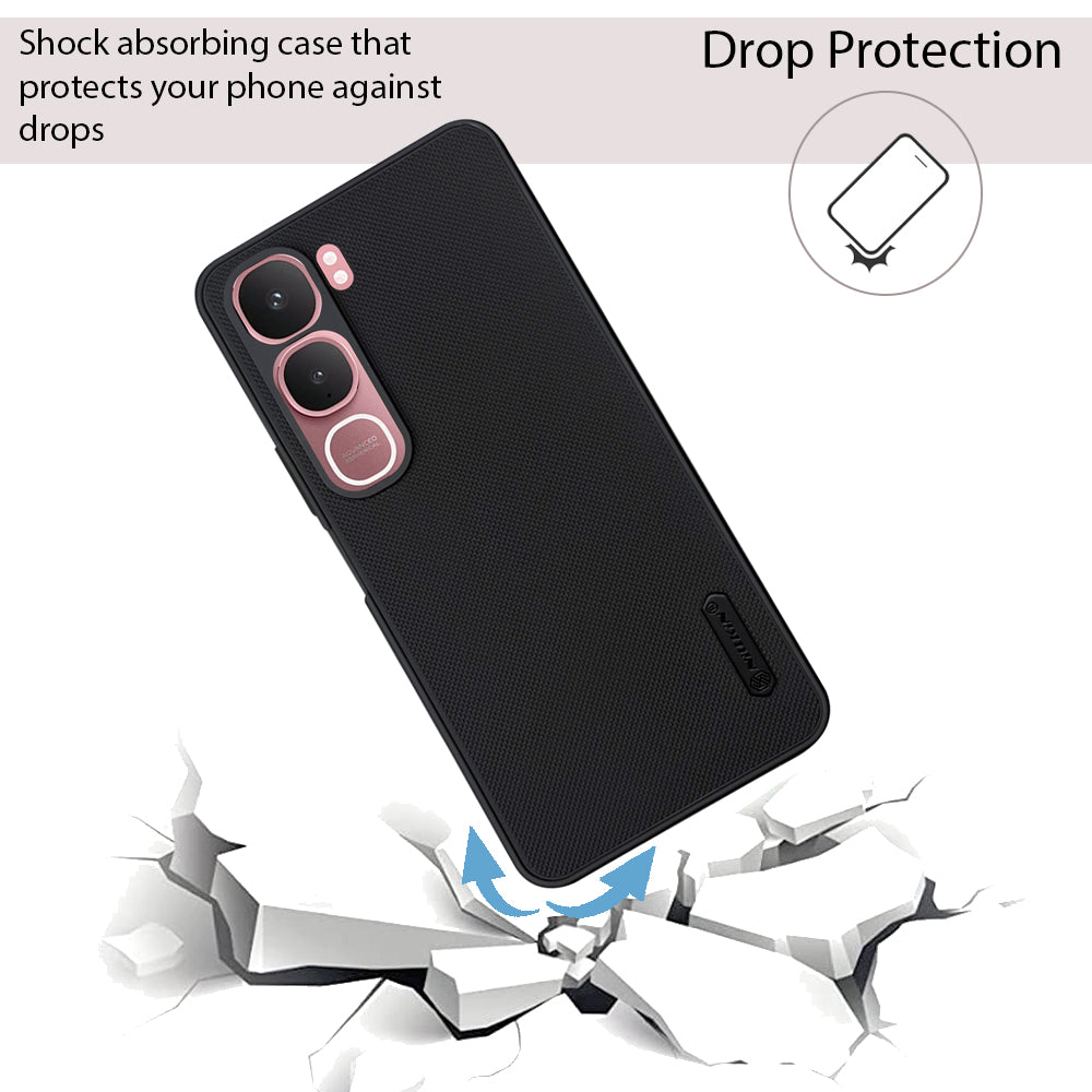 NIUKIN Super Frosted Dotted Case for Vivo Y31 5G