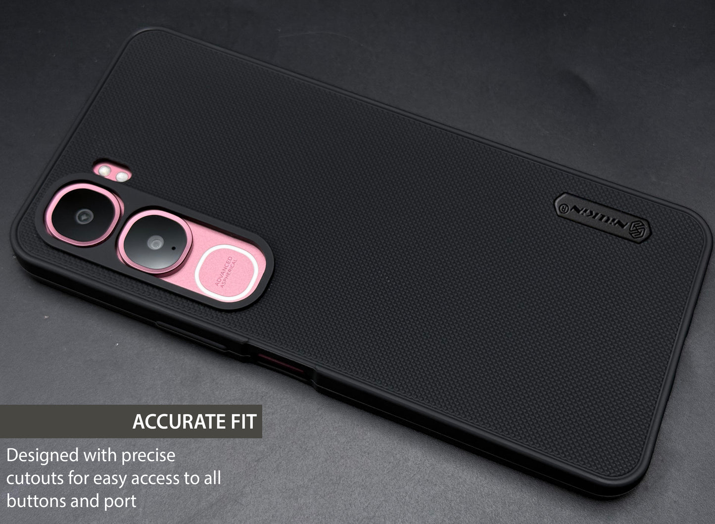 NIUKIN Super Frosted Dotted Case for Vivo Y31 5G