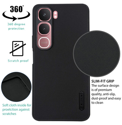 NIUKIN Super Frosted Dotted Case for Vivo Y31 5G