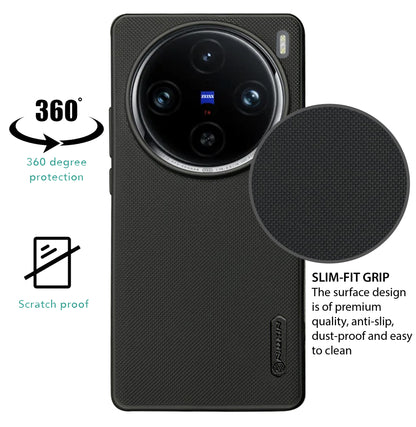 NIUKIN Super Frosted Dotted Case for Vivo X100 Pro