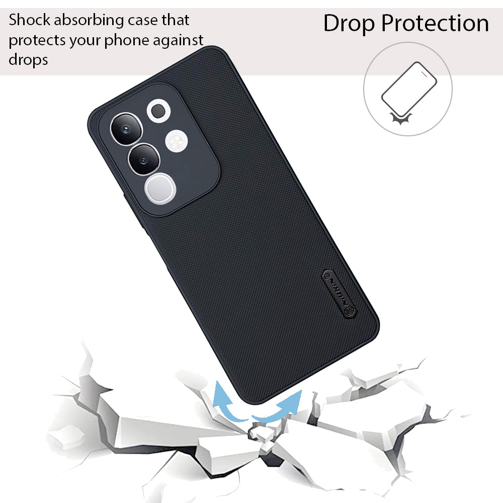 NIUKIN Super Frosted Dotted Case for Vivo Y31 Pro 5G