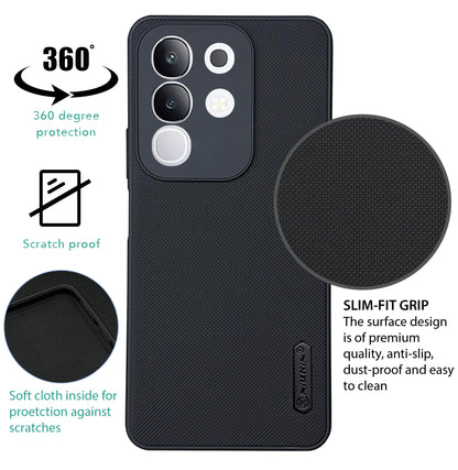 NIUKIN Super Frosted Dotted Case for Vivo Y31 Pro 5G