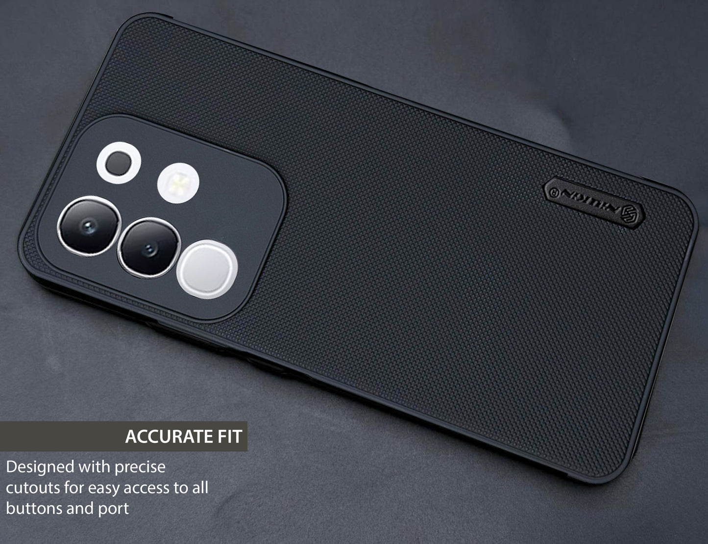 NIUKIN Super Frosted Dotted Case for Vivo Y31 Pro 5G
