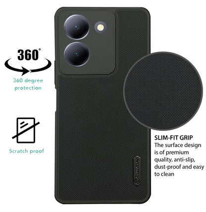 NIUKIN Super Frosted Dotted Case for Vivo Y36